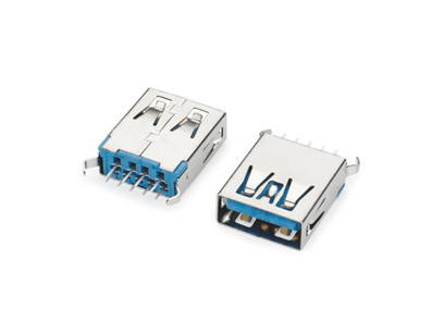 USB3.0AF180度彎腳
