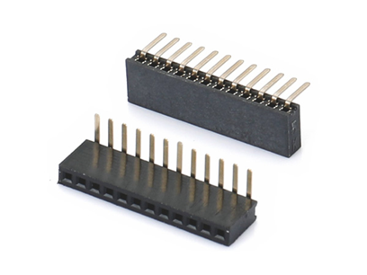 1.27mm 4.3H 單排90° DIP（1-50Pin）