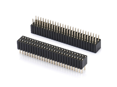 1.27mm 4.6H 雙排180° DIP(2-50Pin)