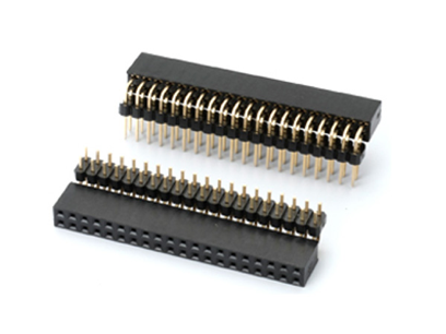 2.54mm 8.5H 雙排90° 排母加排針(2-40Pin)
