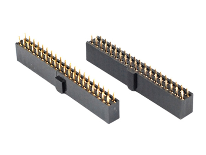 2.54mm 8.5H 雙排180°  DIP 帶凸(2-40Pin)